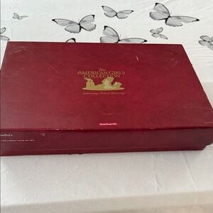 American Girl Burgundy Keepsake Box